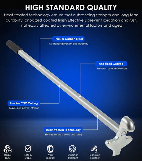 Heavy Duty Hub Oil Seal Remover Tool For Trailers And Trucks, Easy Hub Seal Puller For Steering Axles with durable design