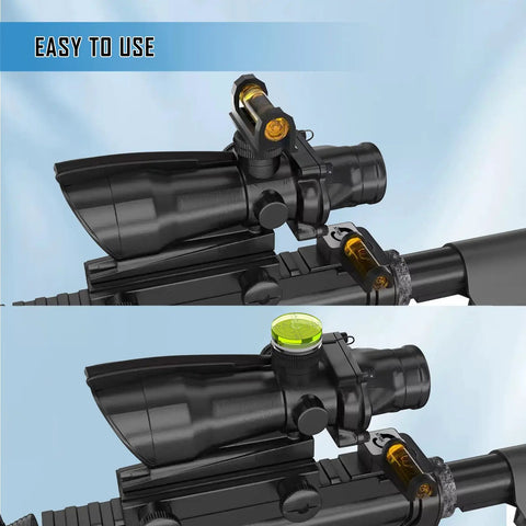 Magnetic Scope Leveling Kit With Bubble Level Tool And 3 Piece Mounting Set For Rifles Turret Level And Action Level on rifle.