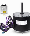 Condenser Fan Motor Replacement 1/4 HP 208-230V 1Ph 830 RPM 1 Speed Direct Fit Easy Install For Amana, Janitrol, And Goodman HVAC Units Replaces