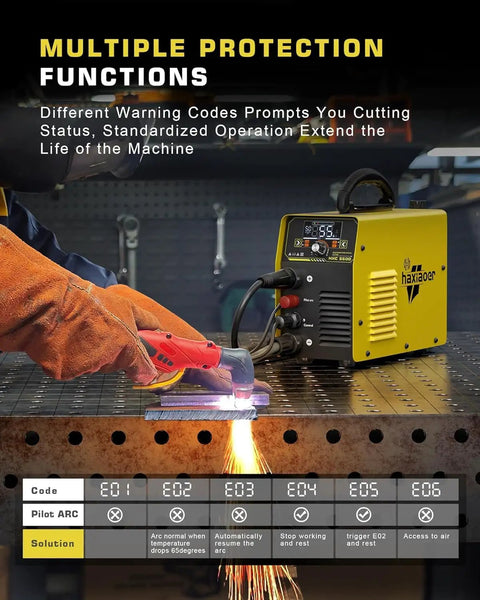 Using Beefy Pro Grade Plasma Cutter With Large LED Display Non Contact Arc High Frequency Plasma Cutting Equipment