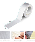 Heavy Duty Waterproof Butyl Sealing Tape With Aluminum Foil Backing For RV Roofs And Gutters No Nonsense Extra Thick Adhesive