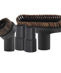 36mm Long Horse Hair Vacuum Brush With Universal Connector For 32mm And 1-1/4 Hose Easy Fit 1-1/4 To 1-3/8 Adapters