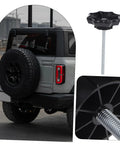 Spare Tire Hold Down Bolt Replacement Hardware For Vehicles Universal Fitment Easy To Install, mounted on SUV, durable construction