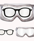 Oversized Safety Goggles That Fit Over Glasses For Lab Work, Chemistry And DIY Projects, Anti Fog, Splash Protection.