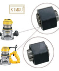 1/4-Inch Collet And Nut Replacement Kit Two Pack for Power Tools, close-up view, compatible with Bosch, Hitachi, DeWalt, durable steel