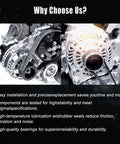 Beefed Up Alternator Replacement For Subaru Legacy And Outback 2015 2017 3.6L H6 Engines, High Output Plug And Play Fit
