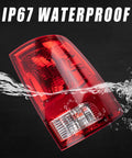 Right Side Tail Light For Dodge Ram 1500 2500 3500 2009 2018 With Bulb Included demonstrating waterproof design