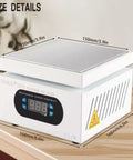 Beefed Up 500W 110V Soldering Hot Plate Rework Station with LED Digital Temperature Display, CPU Intelligent Control, 150x150mm size