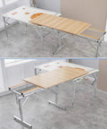 Sturdy Adjustable Conveyor Roller Table Stand With Heavy Duty Galvanized Build And Rock Solid Stability Perfect For Table Saws And Planers To Boost Your Shop Workflow Effortlessly showing adjustable height and sturdy design.