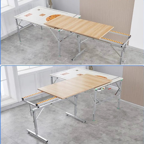 Sturdy Adjustable Conveyor Roller Table Stand With Heavy Duty Galvanized Build And Rock Solid Stability Perfect For Table Saws And Planers To Boost Your Shop Workflow Effortlessly showing adjustable height and sturdy design.