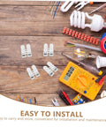 55 Piece Spring Clamp Terminal Blocks And Wire Connectors Kit For LED Lighting Wiring Quick Connect Push Terminals Barrier Strips