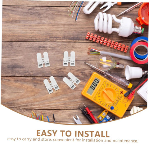 55 Piece Spring Clamp Terminal Blocks And Wire Connectors Kit For LED Lighting Wiring Quick Connect Push Terminals Barrier Strips