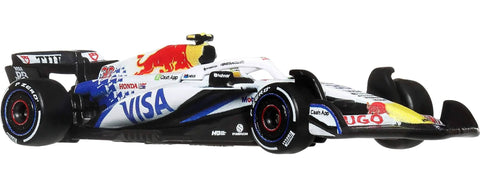 One To Sixty Four Scale Premium Die Cast Formula One Race Car With Real Riders Tires Metal Body And Chassis Includes Display Plinth