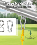 Kid Friendly Toddler Swing Seat With Coated Chains And Heavy Duty High Back Bucket For Outdoor Backyard Play Includes Tree Straps And Hooks For Swing Sets, showcasing stainless steel hooks and coated chains