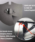 Garage Door Security System For Home Protection That Deters BreakIns Easy Install Extra Safety For Your Garage Keeps Intruders Out And Gives Your Family Real Peace Of Mind And Total Home Security shown installed and compliant with UL Code 325.