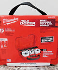 General Purpose Hole Saw Kit With 15 Pieces For Fast Clean Cuts And Longer Life, Ice Hardened Bi Metal Teeth, Matrix II Design.