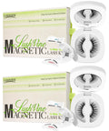 Magnetic Eyelashes Kit With Reusable Soft Lashes And Applicator No Glue Needed Windproof Waterproof All Day Comfort 2 Pack Set