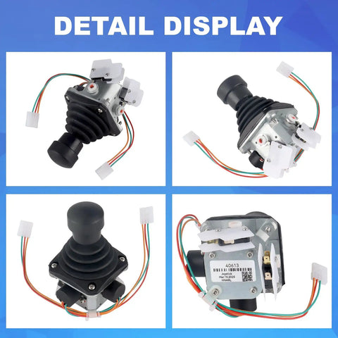 Heavy Duty Joystick Controller For Genie Boom Lifts S40 S45 S60 S65 S80 S85 Rugged Replacement Control Stick from multiple angles.
