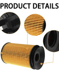 Oil Filter Kit QC000001 Fits 2012 2013 2014 2015 2016 2017 2018 Engines With LF16330 WL10232 P40037 504385104 details