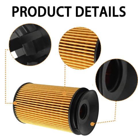 Oil Filter Kit QC000001 Fits 2012 2013 2014 2015 2016 2017 2018 Engines With LF16330 WL10232 P40037 504385104 details