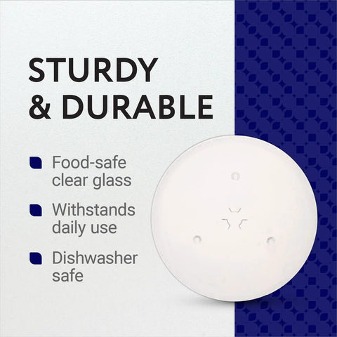 Replacement Microwave Glass Turntable Plate For Panasonic, Kenmore, And Sears, 16.5 Inch Diameter Carousel Turntable, durable glass