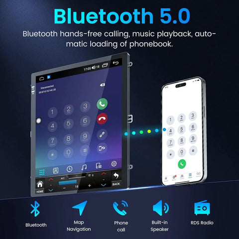 Chevy Cruze Car Stereo 2009 2015 10.4 Inch IPS Touchscreen with Bluetooth and phone interface in use