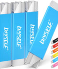 DIYSELF box cutters 12-pack; blue metal shells, retractable utility knives with replaceable blades