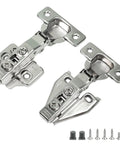 2 Pack Full Overlay Cabinet Hinges Clip On Soft Close Concealed European Hinges For Your Kitchen Cabinets With 105 Degree Opening