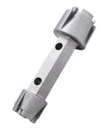 Tub Drain Remover Wrench Tool For Shower And Bathtub Built Tough Aluminum Dual Ended Fits 1 3 8 Inch And 1 1 2 Inch Drain Shoes PL0030