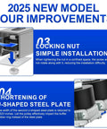 2025 New model featuring Trolley Roller Wheels For Unistrut Strut Channel Positioning Limit Kit 1-5-8 Inch System improvements.