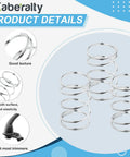 Replacement Trimmer Spool Spring For Ryobi RY29550 RY30530 RY30550 RY30570 Homelite 30cc Toro 51954 Compatible, pack of 3 silver springs