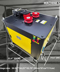 Electric Rebar Arc Bender For Steel Bars Creating Perfect Circles In Seconds With 4KW Motor, dimensions 35.4" x 34.6" x 36.2".