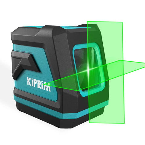 Side view of Green Laser Level LV8 Upgraded With Bright Green Beam, Enhanced Visibility, Adjustable Brightness, and Carrying Pouch