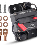 150 Amp Marine Circuit Breaker With Manual Reset For Boat Trolling Motors ATV Waterproof 12V-48VDC Power Protection