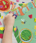 Light-Up Microscope Toy For Kids With Glow Reveal And 9 Accessories In 5 Colors, nature playmat and slide view