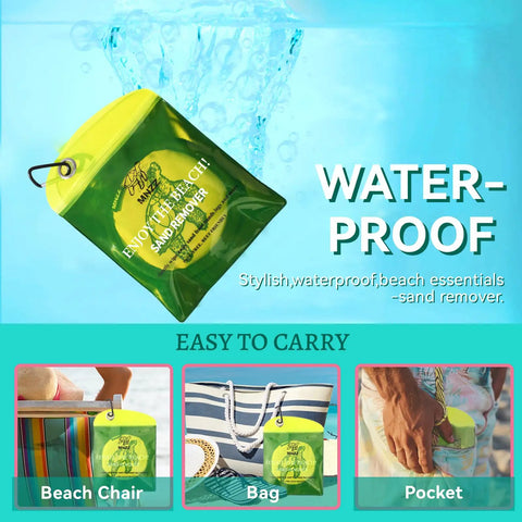 Beach Sand Remover Wipe Mitt For Easy Cleanup On The Go Family Friendly Sand Eraser Quick Dry Beach Day Essential Travel Must