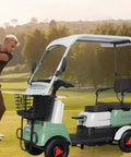 60V Electric Golf Cart For Adults Built Heavy With An 800W Motor And 30Ah Lithium Pack Cruising Smooth At 13 Mph While Packing 440 Lbs For Lazy Neighborhood And Resort Days on golf course