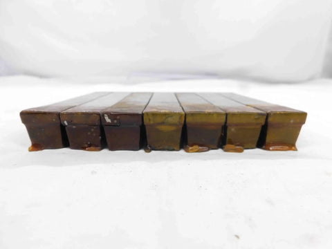 Seven Piece Set Of Three Quarter Inch Square Carbide Brazed Tool Bits With Four And A Half Inch Overall Length Ideal For Metalworking