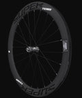 Classic PRO Light 50mm Carbon Disc Wheelset for Road Bikes with 36T Ratchet Hub and Ceramic Bearings, black side view