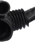 Tub To Pump Hose Replacement Part 134639900 For Frigidaire Refrigerators OEM Genuine Tubing Unit in black, angled view