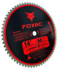 Beefy 14 Inch Metal Chop Saw Blade With 66 Tooth TCG Carbide For Fast Smooth Cuts 0.095 Kerf And 1 Inch Arbor 1800 RPM Fits 14 Inch Chop Saws And More Delivers Up To Five Times Longer Life For Studs Tubing Plates.