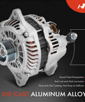 110 Amp 12V Alternator For Subaru Outback And Legacy 2010 2011 2012 2.5L With Clockwise Rotation And Six Groove Pulley Plug And Play Direct Fit Replacement