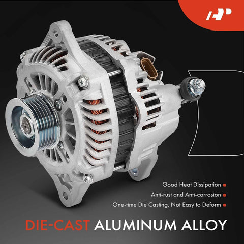 110 Amp 12V Alternator For Subaru Outback And Legacy 2010 2011 2012 2.5L With Clockwise Rotation And Six Groove Pulley Plug And Play Direct Fit Replacement