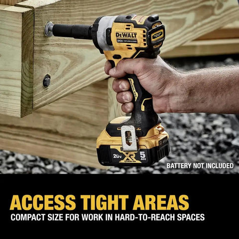 Half Inch Impact Wrench With Hog Ring Anvil, Compact Power For Tight Spots, 250 Ft Lbs Max Torque And 400 Ft Lbs Breakaway