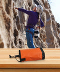 Climbing Gear Belt Bag For Rock Climbing And Mountaineering 5L Waist Pouch With Rope Drawer And Side Strap Rings Water Resistant Polyester