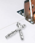 Ultra Durable Hollow Wall Anchors Kit With Threaded Inserts For Metal And Toggle Nuts For Drywall And Stucco Fixes showcasing 5x65mm set