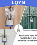 12 Pack Laminated Steel Padlocks Keyed Alike 40mm Wide Body With Normal Shackle on doors and gates