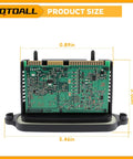 Heavy Duty Adaptive Headlight Control Module For Bmw 5 Series F10 F07 F11 Tms Unit Xenon Lighting Replacement 63117316217 shows top view with size dimensions.
