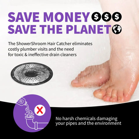 Inside Drain Hair Catcher For 4 Inch Shower Drains Stainless Steel Shield With Easy Cleanup Keeps Hair Out Of The Pipes