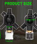 Solenoid Drain Valve For HM750A1000 Advanced Electrode Humidifier DC 24V Replacement Part with size dimensions shown